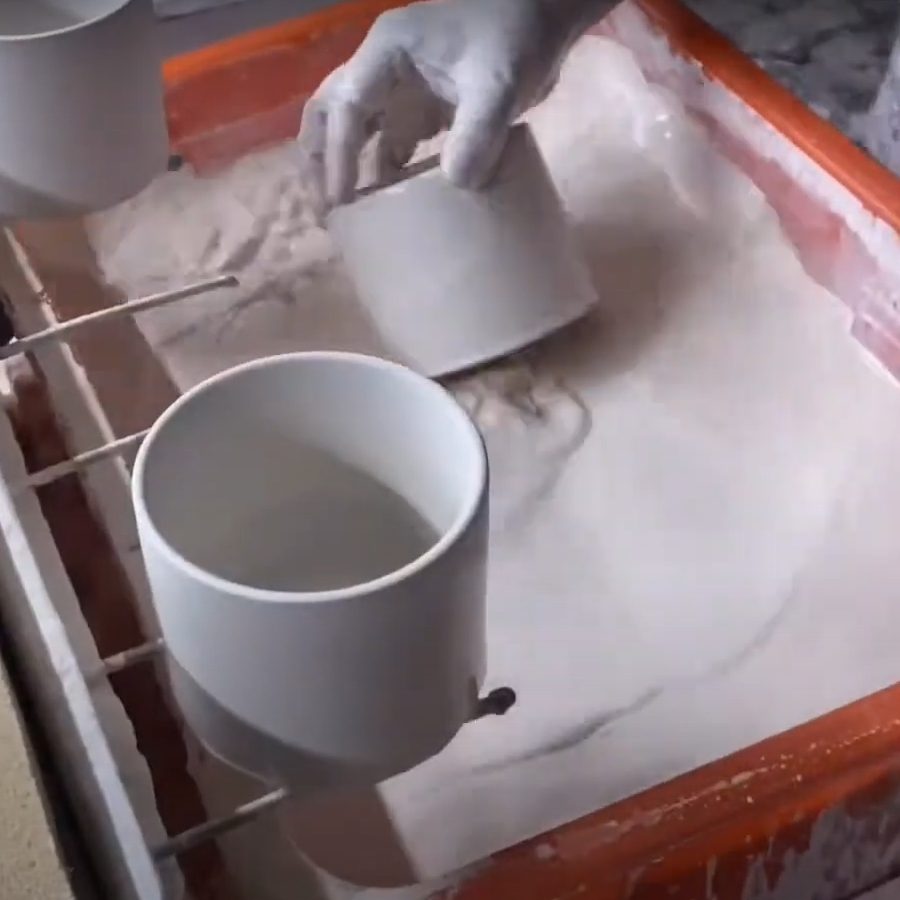 Glazing and hand painting